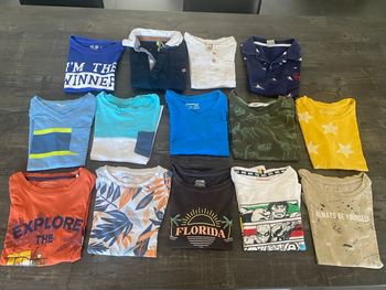 Lot t-shirts manches courtes 6ans