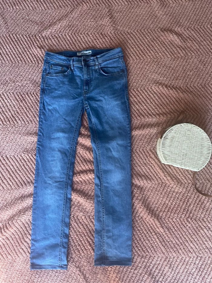 🌸 jolie Jeans bleu skinny flash fit Teddy smith taille 38🌸 - photo numéro 2