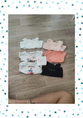 Lot Tee shirt 3 mois / lotto magliette 3 mois