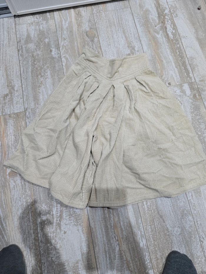 Jupe short velours hiver #orianablfille7ans