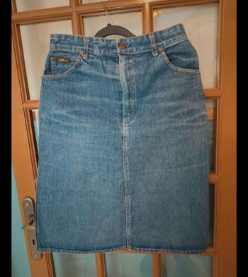 Longue jupe en jean