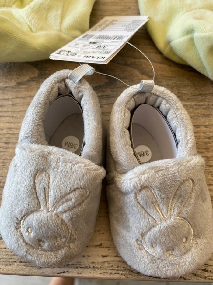 Chausson bébé 3/6 mois unisexe garçon ou fille - photo numéro 2