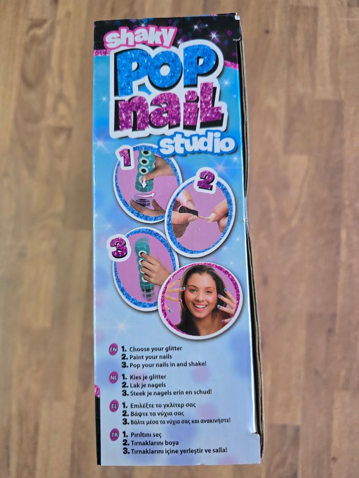 haky Pop Nail Studio, Glitter Nail Studio, Toy for Children from 3 Years, GIOCHI PREZIOSI - photo numéro 3