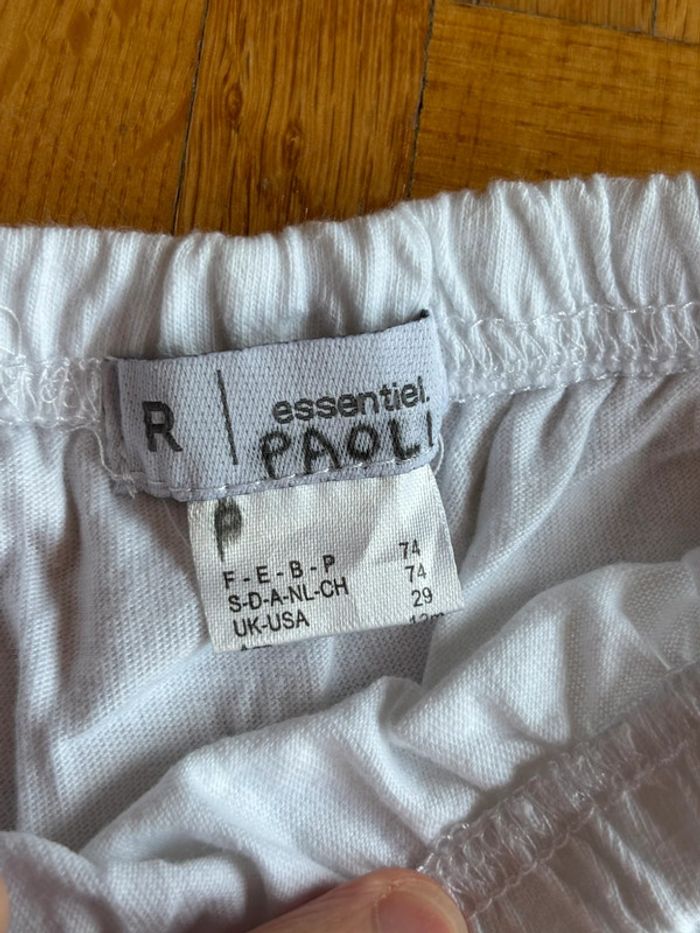 Sarouel blanc R essentiel 12 mois neuf - photo numéro 3