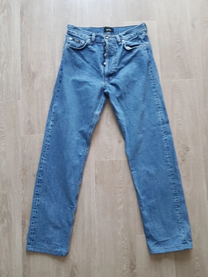 Jean Hugo Boss bleu coupe droite taille w32 - photo numéro 12