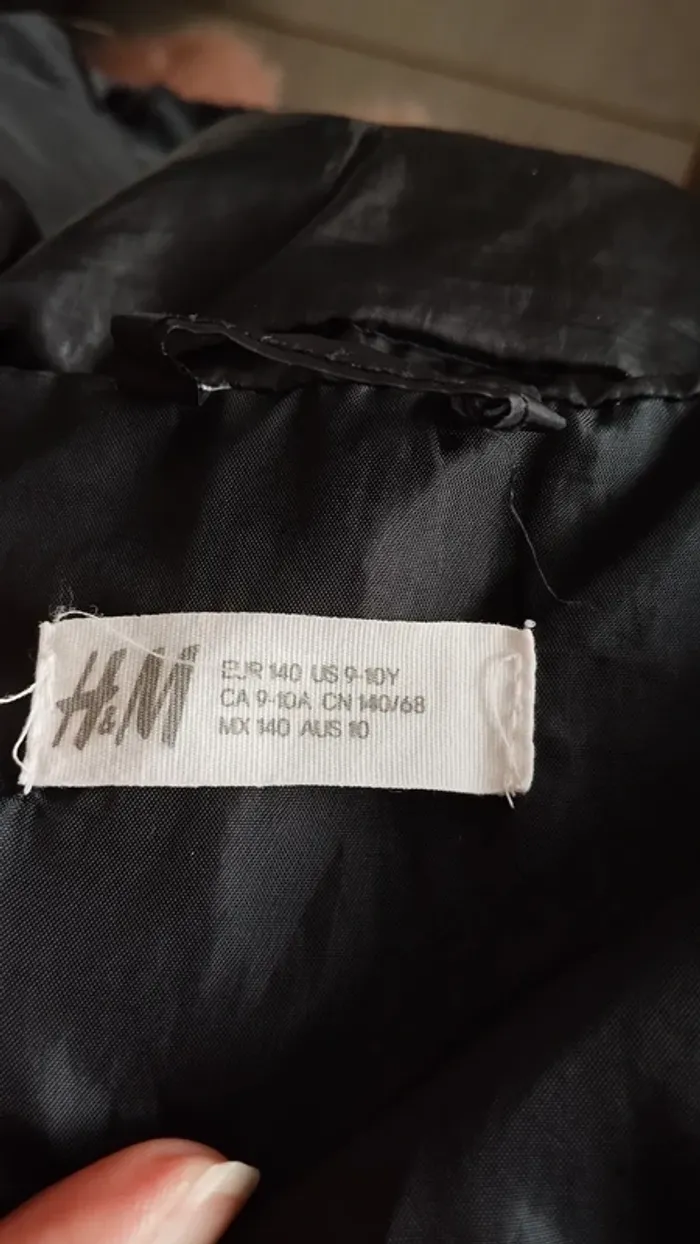 Doudoune légère taille 9/10 ans h&m fille - photo numéro 3