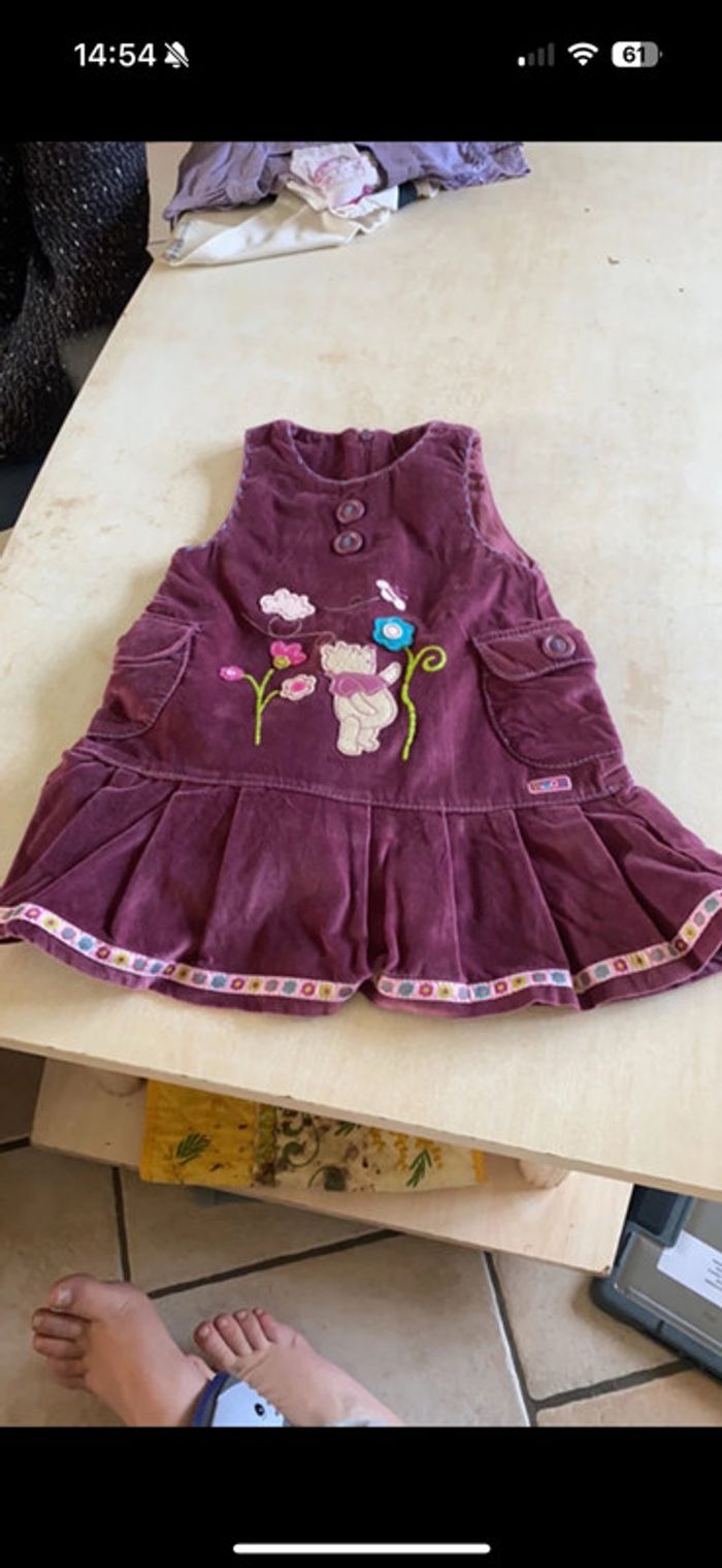 Robe violette Winnie par Disney Taille 18 mois