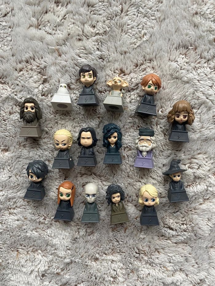 Collection complète des 16 figurines Harry Potter wizzis - photo numéro 2