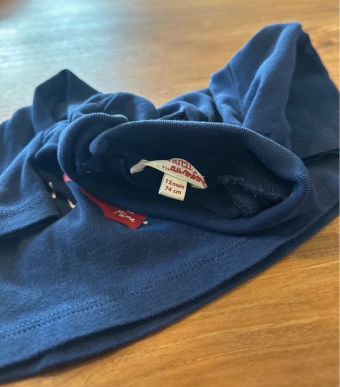 Tee shirt manche longue col montant - photo numéro 3