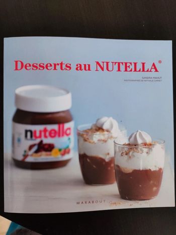 Livre dessert au nutella