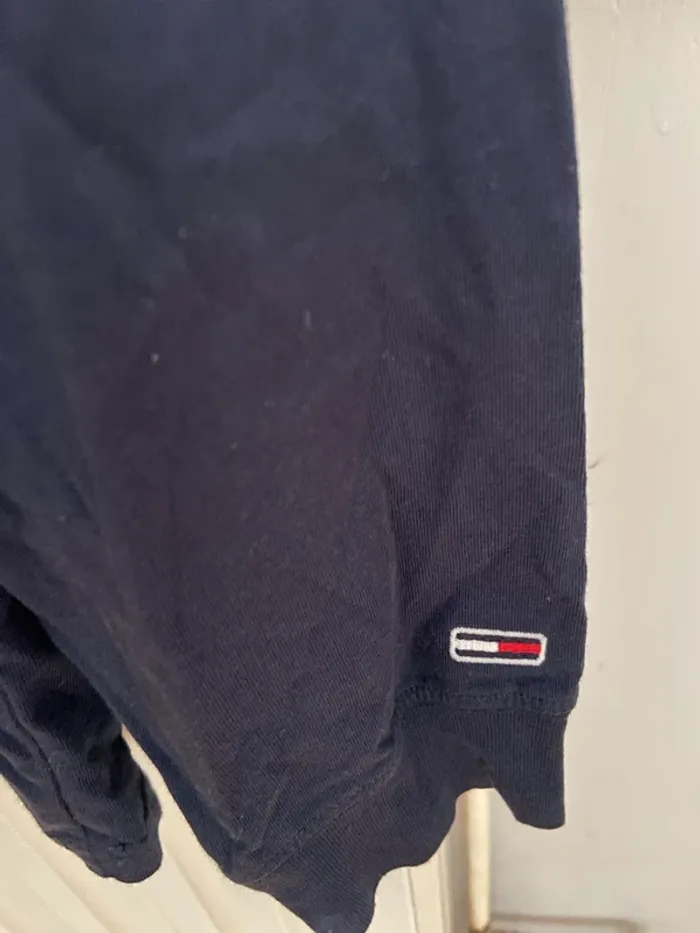 T-Shirt manches longues Tommy Hilfiger / Tommy Jeans bleu marine - photo numéro 4