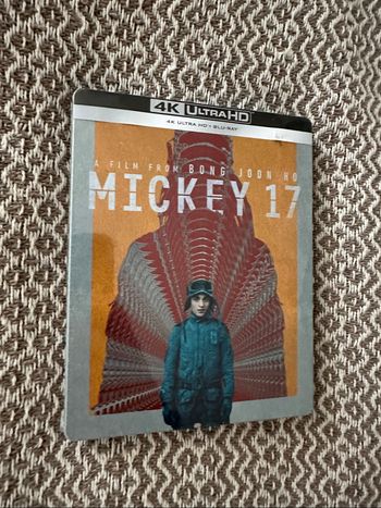 Film 4K ultra hd blu-ray Mickey 17 neuf avec étiquette