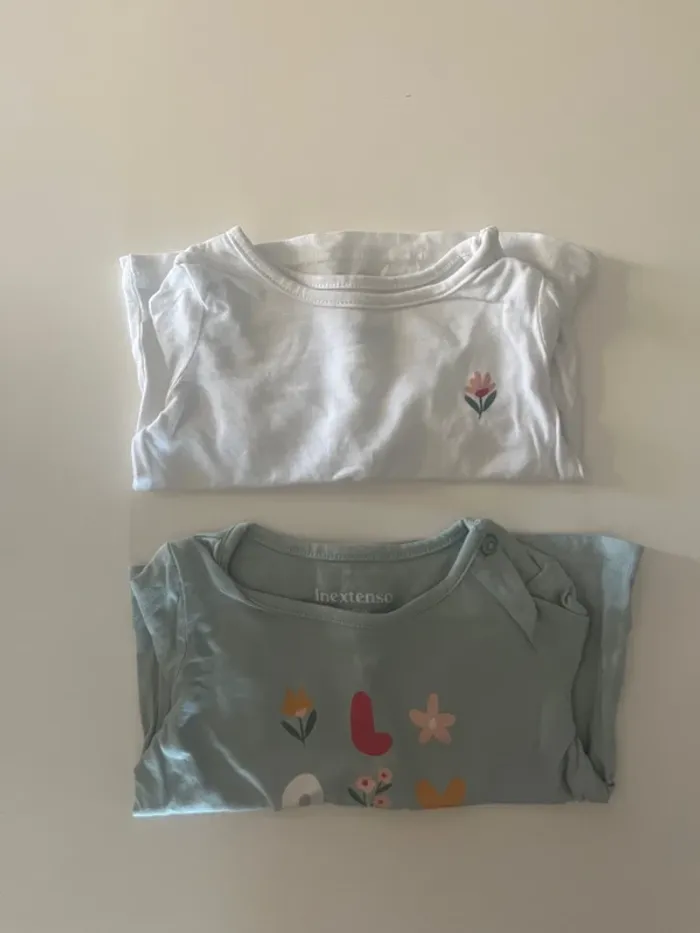 Lot de 2 tee-shirts manches longues bébé fille – Neuf - 3 mois 🌷 - photo numéro 6