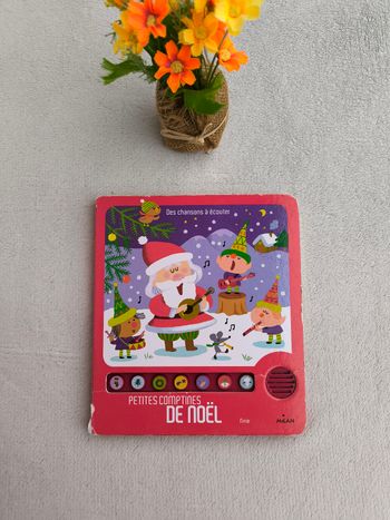 Livre sonore Petites comptines de Noël Milan