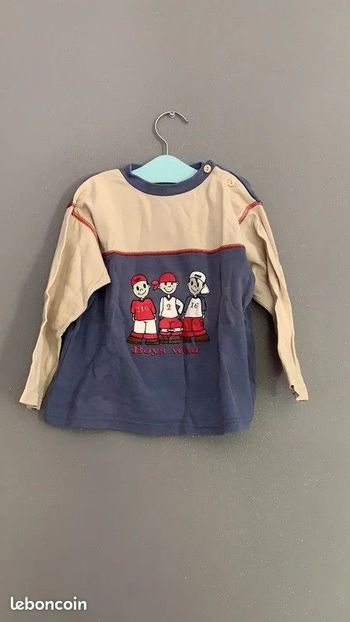 Haut t-shirt manches longues In Extenso T4 ans