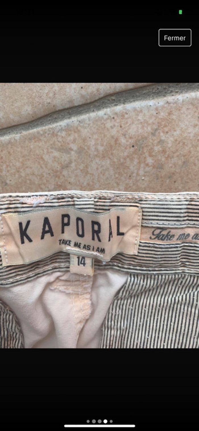 Bermuda Kaporal 14 ans - photo numéro 4