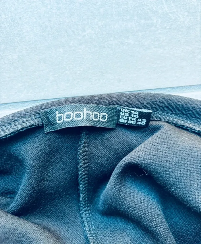 Magnifique veste blazer en crêpe noire Boohoo neuve - photo numéro 3