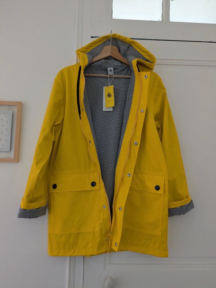 Ciré imperméable jaune Petit Bateau S