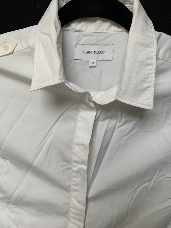 Chemise à manche courte homme Alain Figaret taille 38 - photo numéro 4