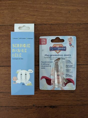 Ensemble soin bébé enfants seringues nasales neuves