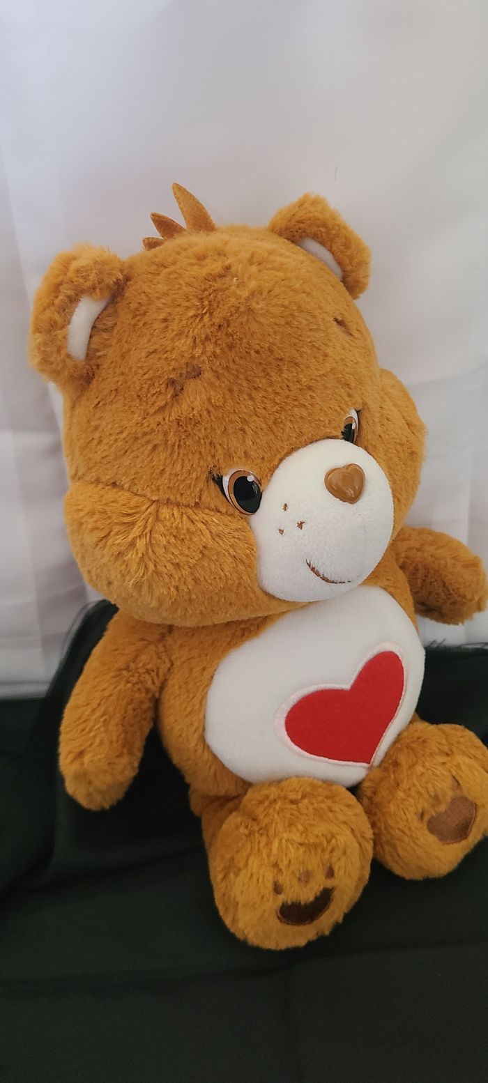 peluche Les Bisounours orange Grosbisou Care Bears 33 cm - photo numéro 2