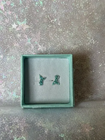 Boucles d’oreilles sirène bleu