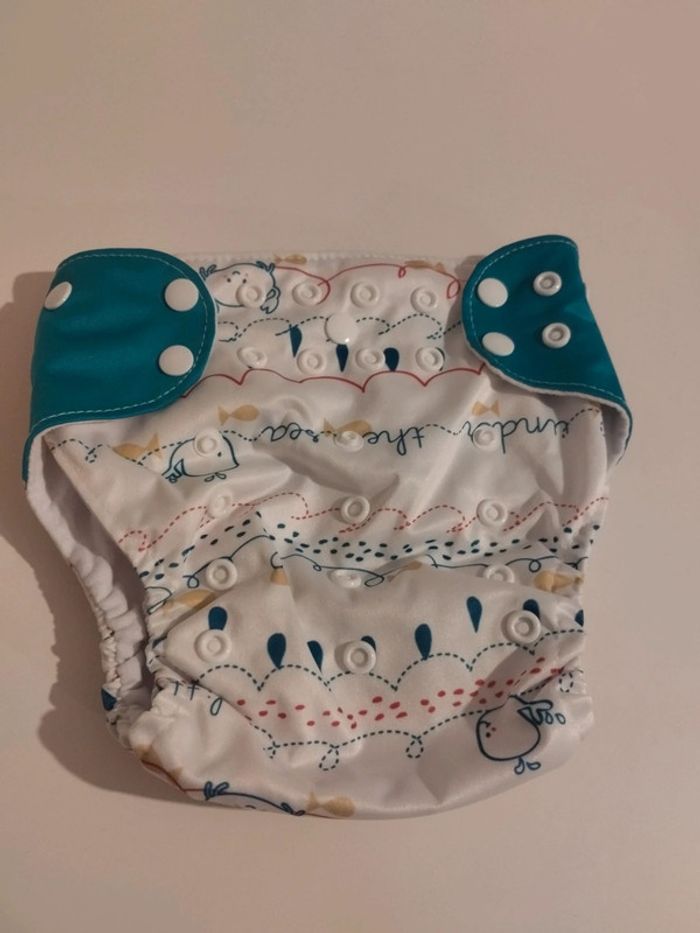 Couche lavable réglable mixte