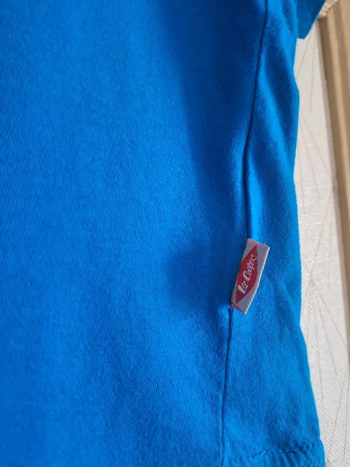 T-shirt bleu garçon Lee Cooper 2 ans tbe - photo numéro 4