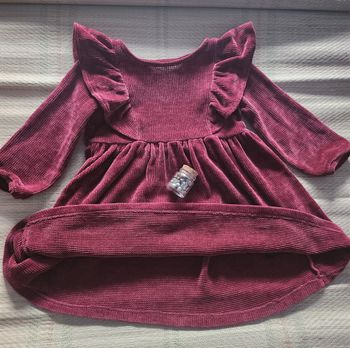 Petite robe velours léger 4 ans