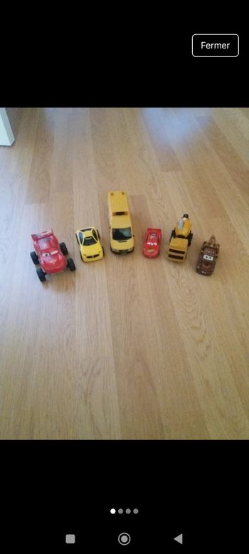 Lots de 6 petites voitures