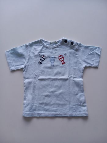 Tee-shirt poissons printemps été