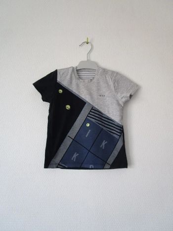 T-shirt réversible IKKS 18 mois TBE
