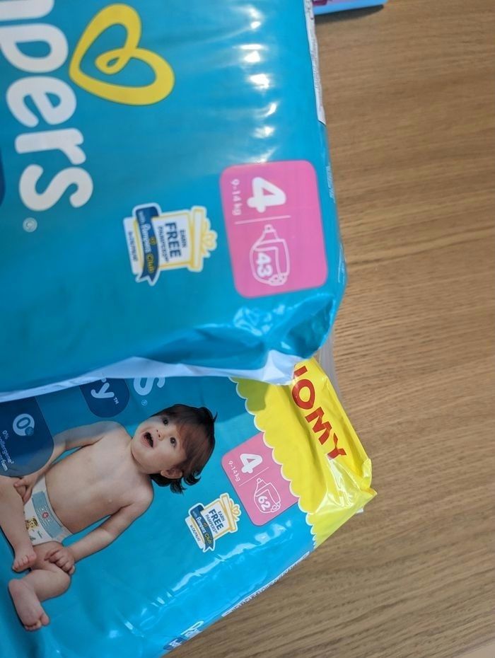 Pampers baby dry  taille 4 - photo numéro 3
