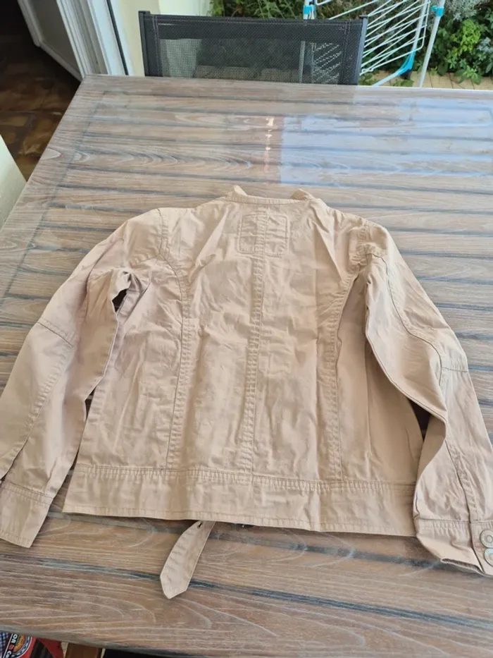 Lulu castagnette veste légère beige taille 12 ans - photo numéro 5