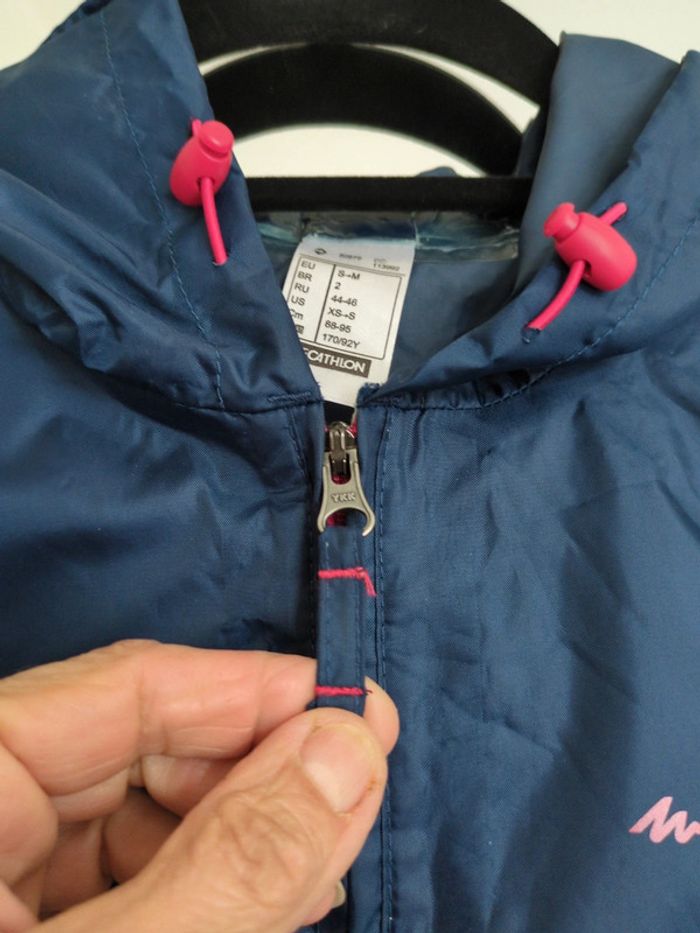 Coupe vent bleu marine quechua S - photo numéro 3
