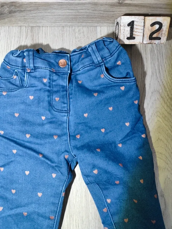 Pantalon jeans épais. 12 mois - photo numéro 3