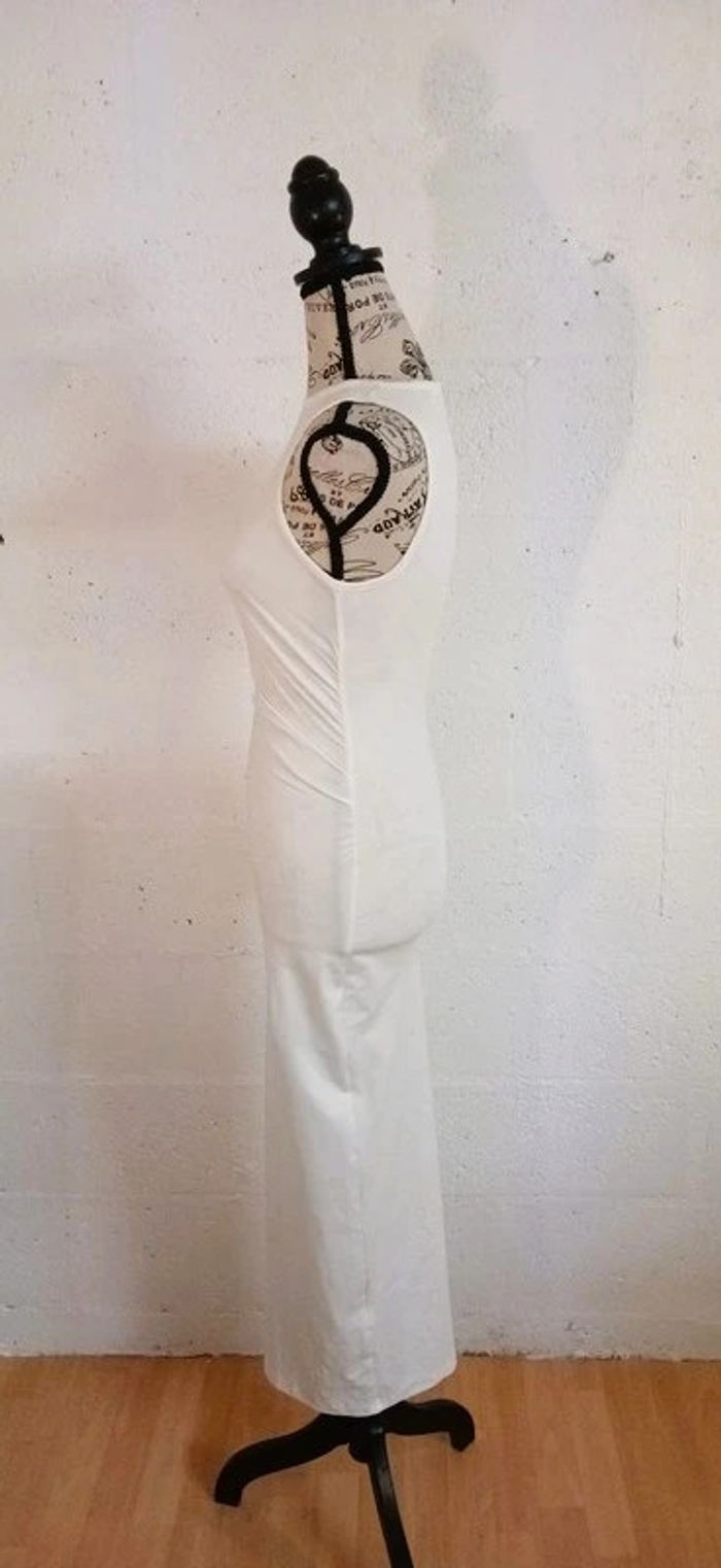 🤍 Robe longue moulante blanche – SHEIN – Très bon état - photo numéro 2