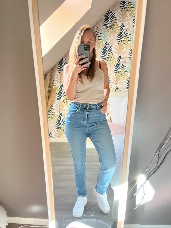Jean Bershka Mom Slim