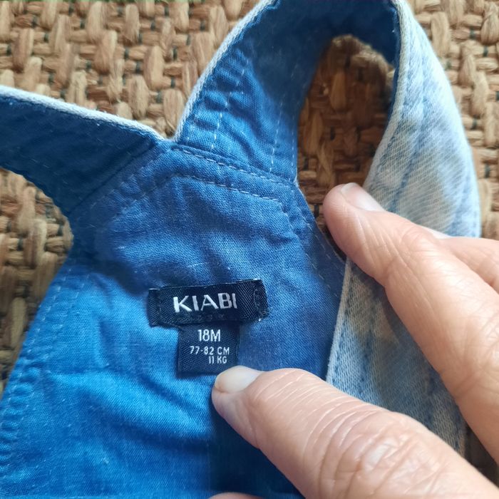 Lot de 2 shorts salopettes 12/18 mois 81 cm - photo numéro 4