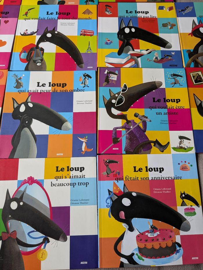 Lot de 14 livres Le Loup Auzou - photo numéro 3