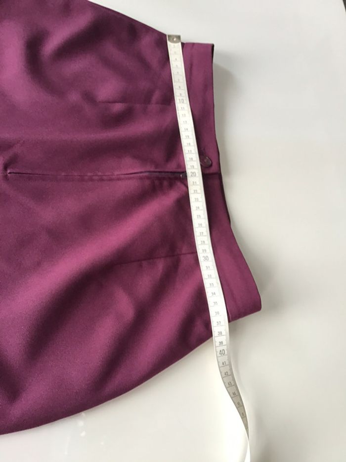 Jupe de tailleur bordeaux - photo numéro 5