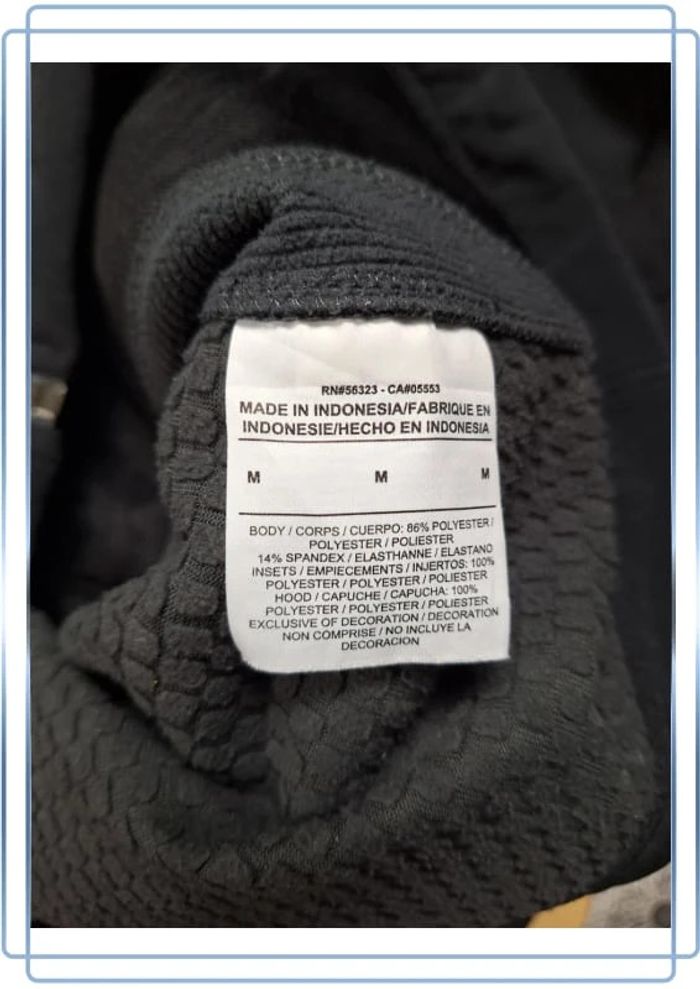 Veste a capuche vintage full zip nike femme taille M noire - brodé - photo numéro 13