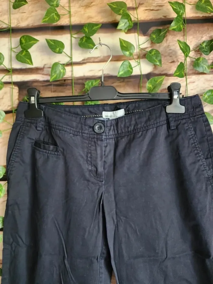 🌸Pantalon Marine Mango Basic Taille 40🌸 - photo numéro 2