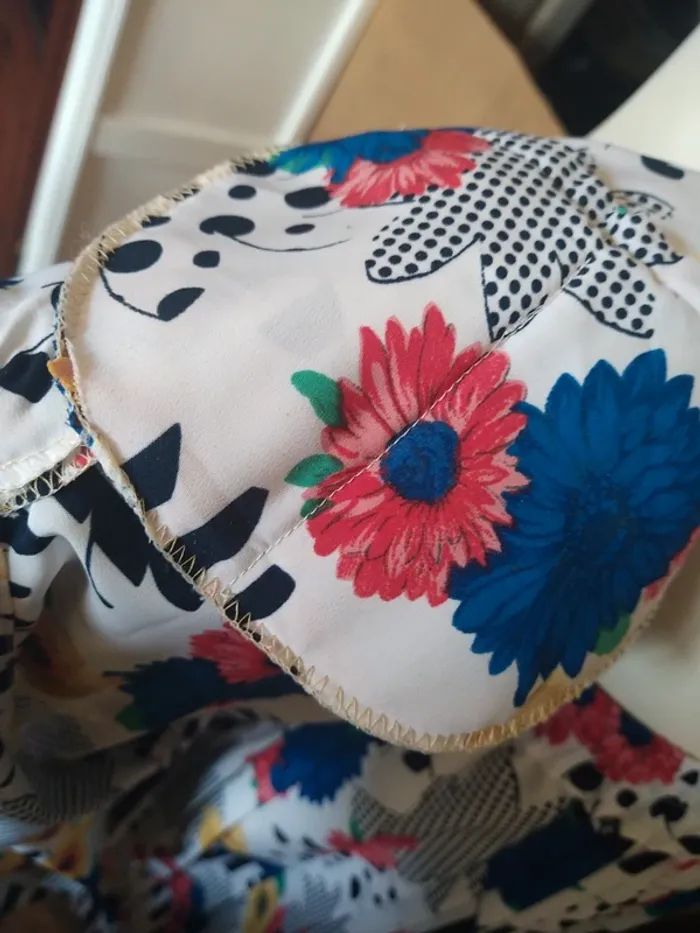 Chemise chemisier vintage fleurs flower printemps été spring summer - photo numéro 5