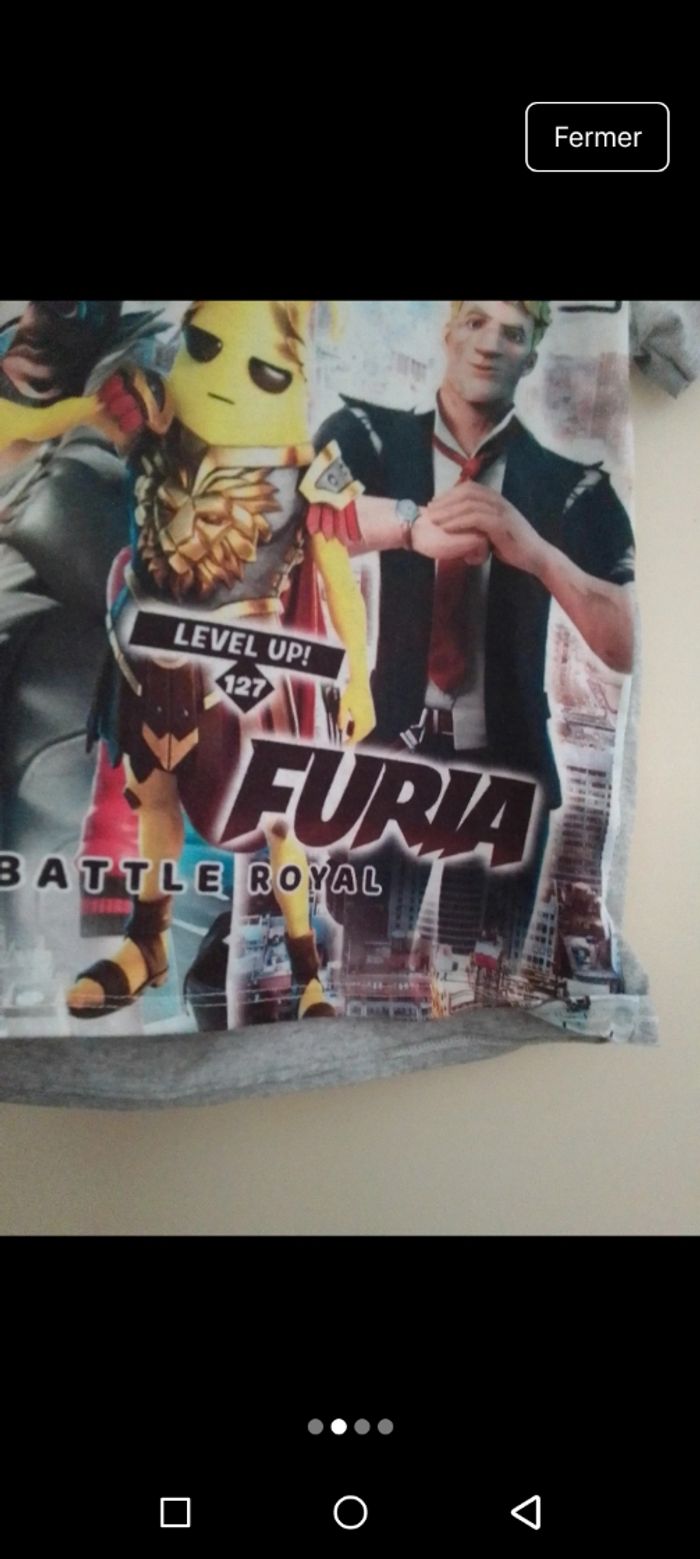 T-shirt Fortnite - photo numéro 3