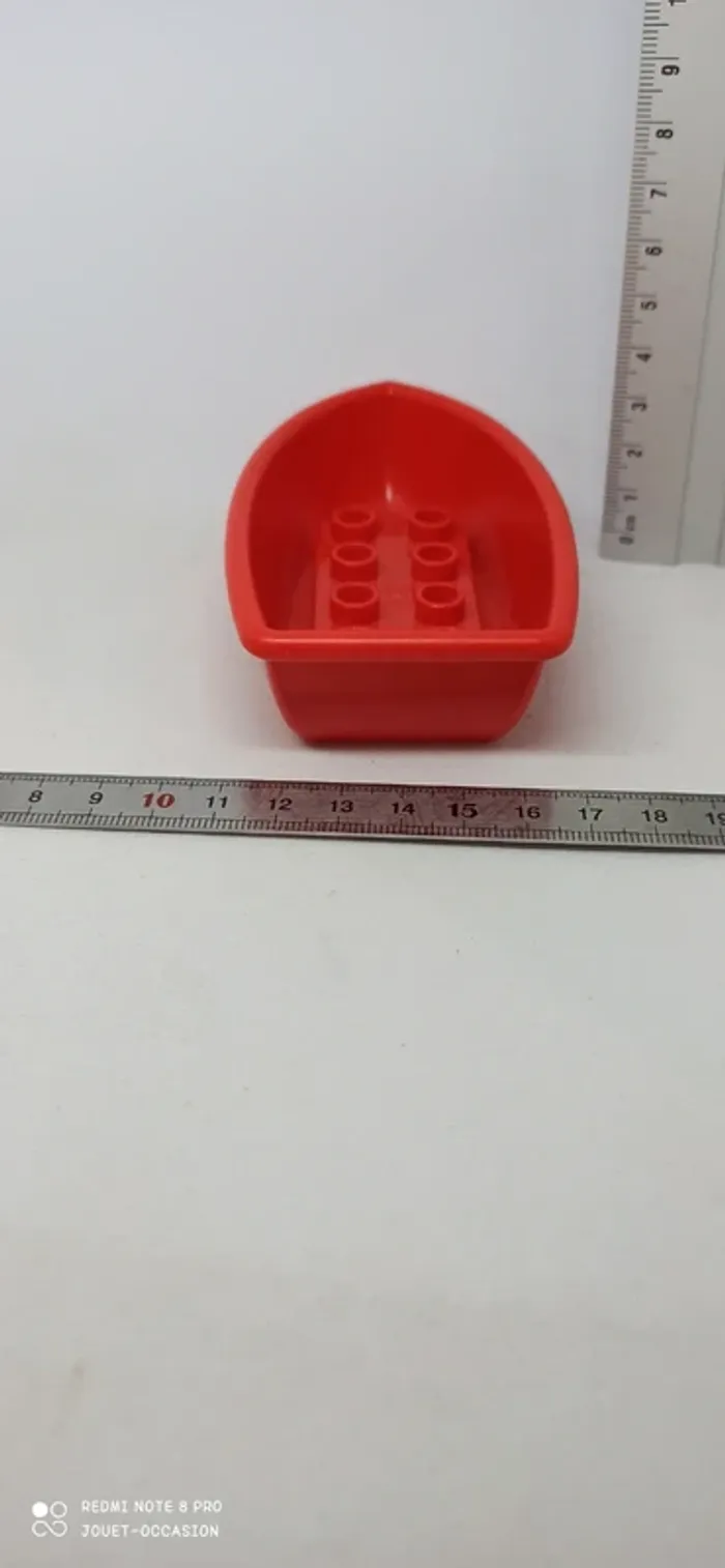 Barque rouge vintage lego duplo - photo numéro 3