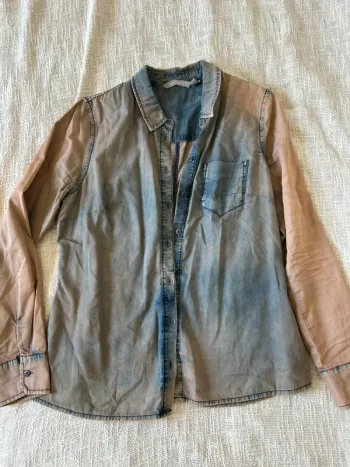 Chemise dégradée bleu/marron Sandwich - Taille 38
