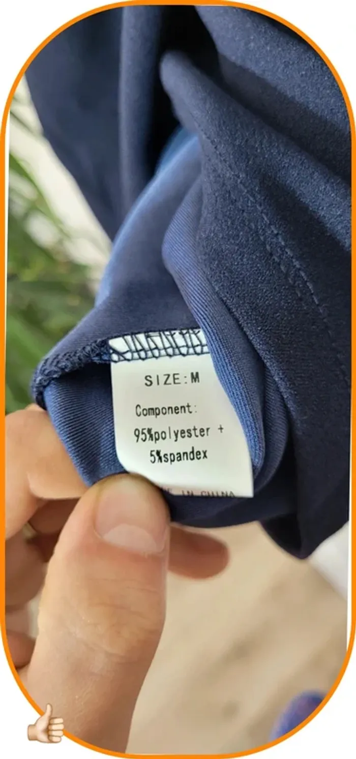 Robe élégante bleu marine – Taille M - photo numéro 6