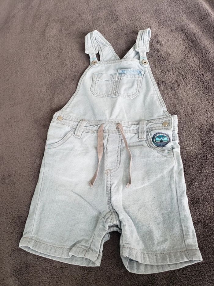 Salopette jeans bleu clair