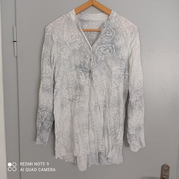 Chemise grise sequins t38/40